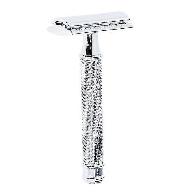 Traditional Classic Double Edge Shaving Safety Salon Silver
