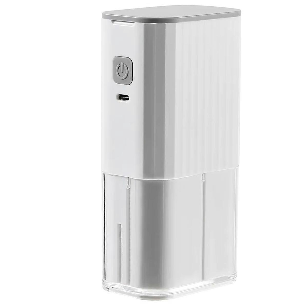 Portable Rechargeable Coffee Grinder,Ceramic Burr Electric Coffee Maker for Travel,Coffee Bean Grinder for Home Use