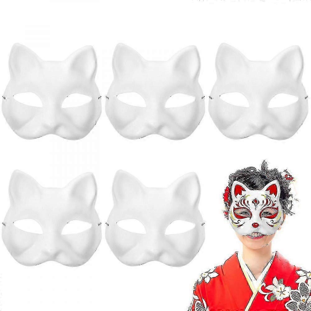 5 Pcs Masks Women Cat Masks Kids Cat Mask Mask Your Own Mask Blank Masks Cat Mask RCU