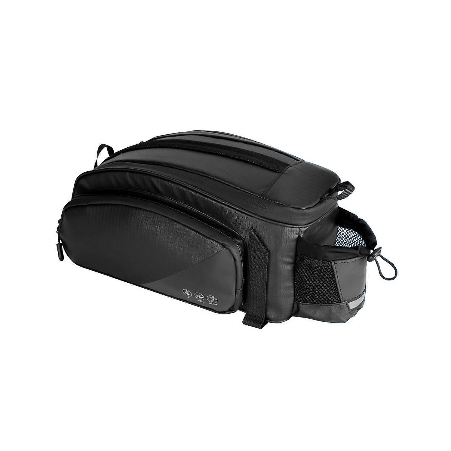 High-Capacity Bicycle Shelf Bag - Black Edition