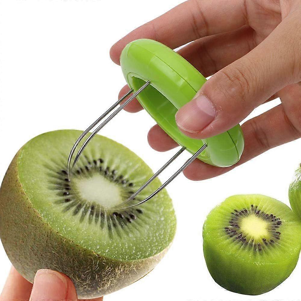 1 kitchen peeler for fruit and kiwi - Green