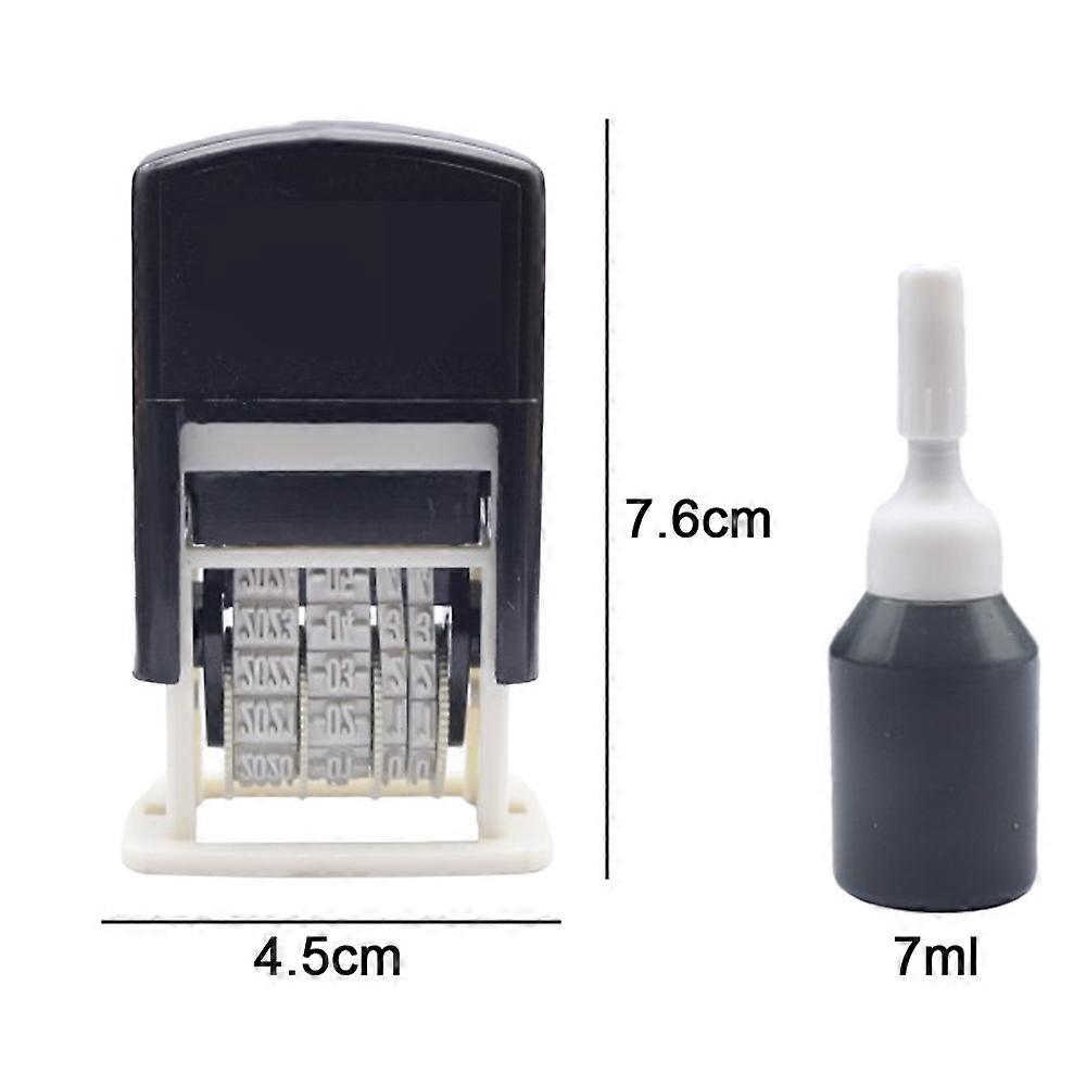 Simple Business automatic back ink stamp date stamp digital stamp