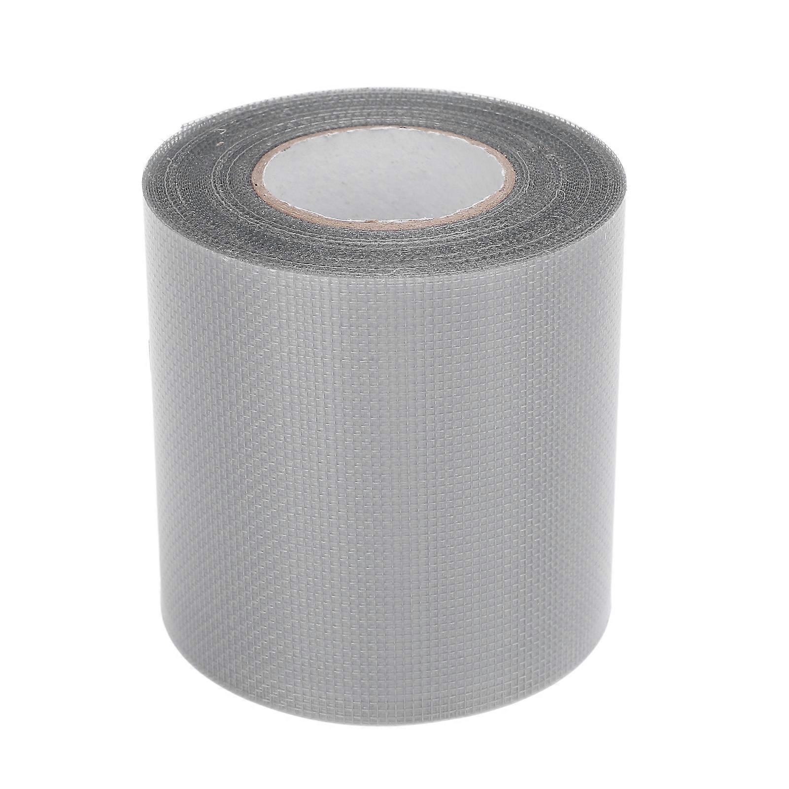 Window Screen Patch Tape, 8cm x 6m Window Screen Patch Self Adhesive Tape Roll, for Camping Tent, Home Mosquitos Net Repair (Gray)