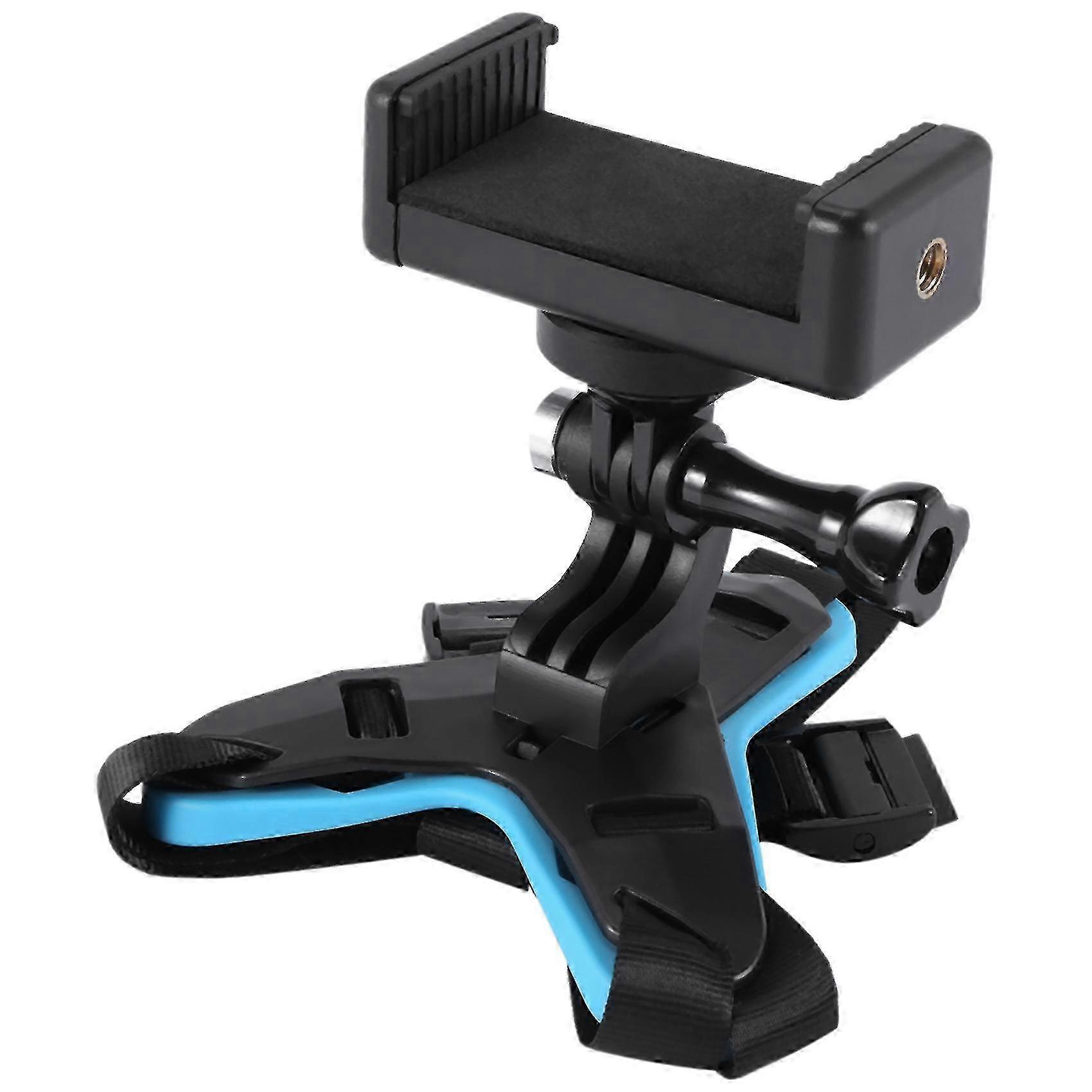 Κράνος Chin Mount Holder με βάση τηλεφώνου και απομακρυσμένη στάση κράνους σκι / μοτοσικλέτας συμβατή με κάμερα δράσης και τηλέφωνο