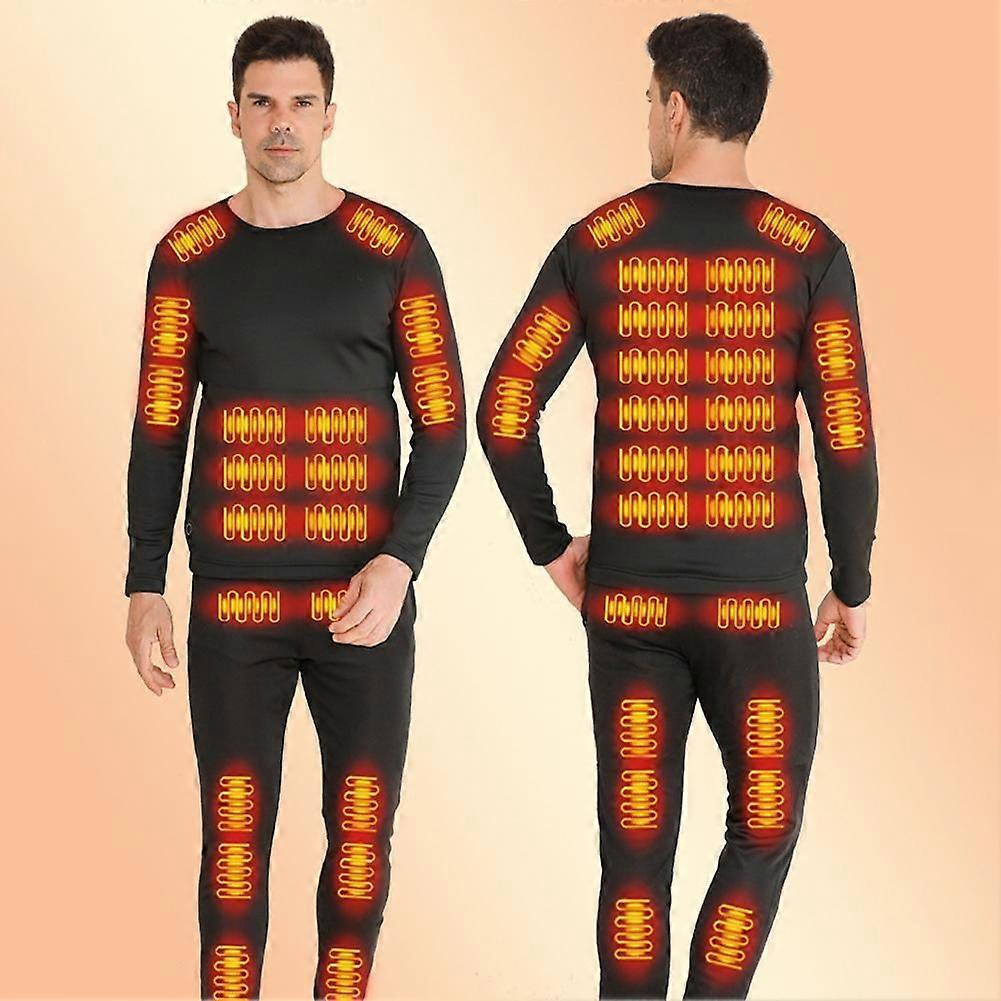 Biancheria intima termica riscaldata per uomo e donna, USB, multizona, intelligente, riscaldata