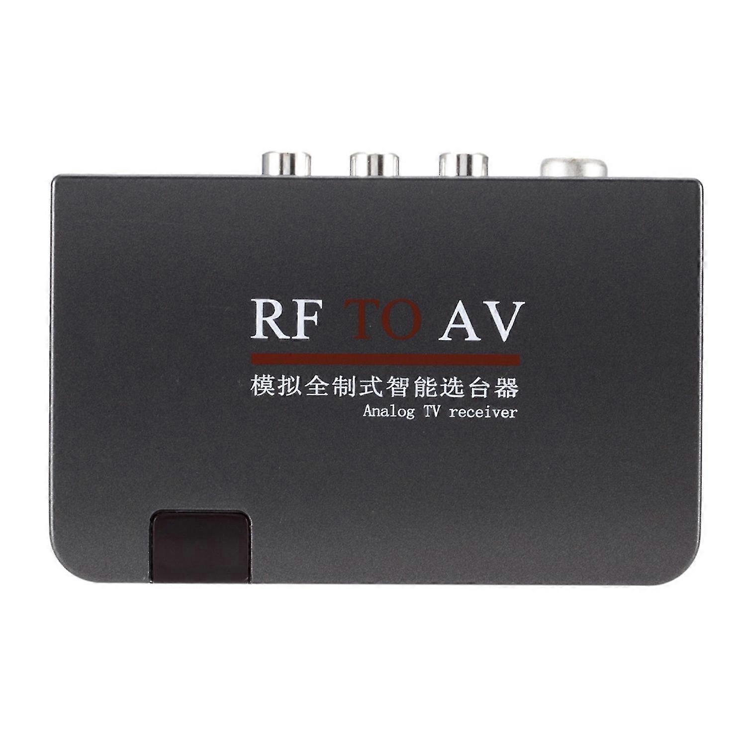 RF to AV Analog TV Receiver Box Stable Signal 251 Channels Remote Control UK Plug Video Converter Ad