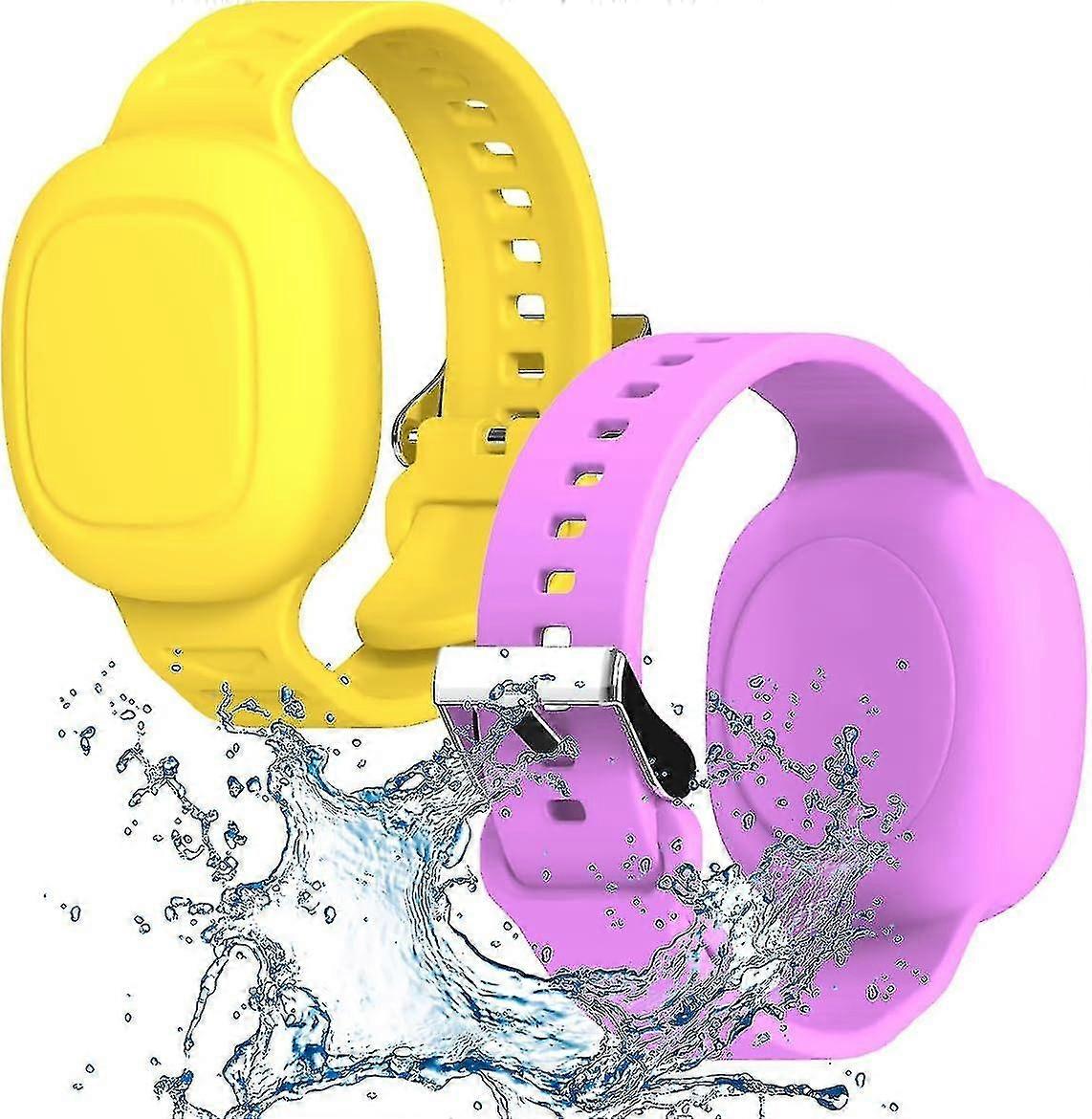 Pulseiras de Silicone à Prova d'Água para Tile Mate 2022 - Pulseira Ajustável para Crianças (Pacote com 2)