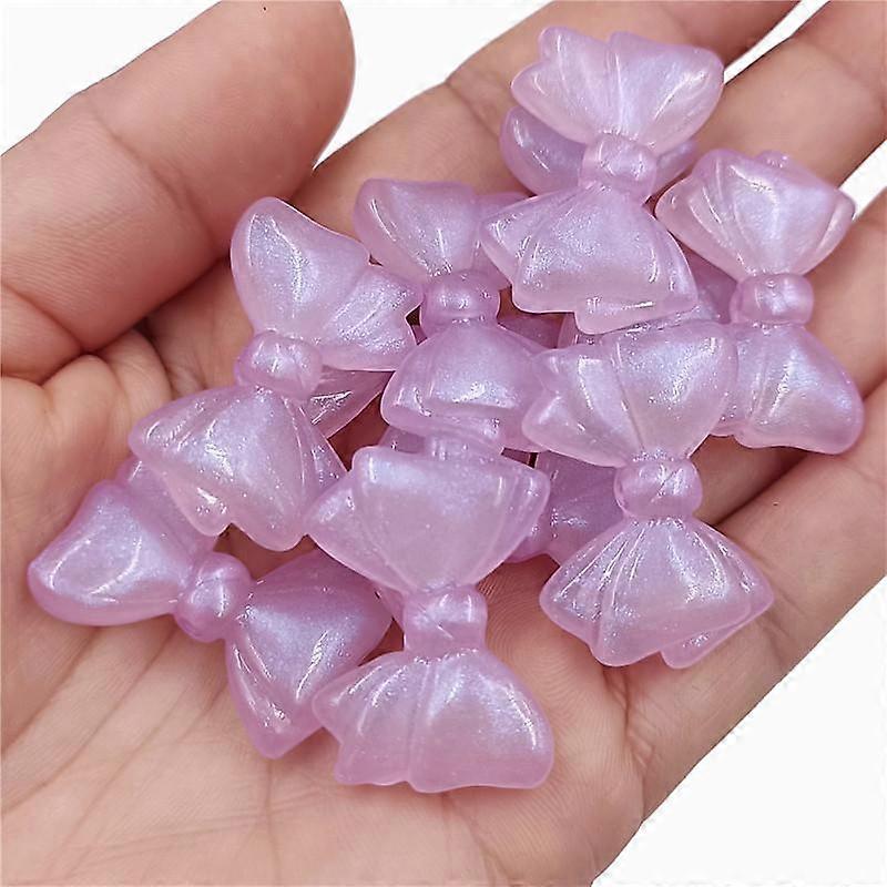 10pcs 30*19*7mm Fine Sparkling Mermaid Concubine Vertical Hole Bowtie Beads for Bracelet Jewelry Making Earrings Necklace Handmade Material