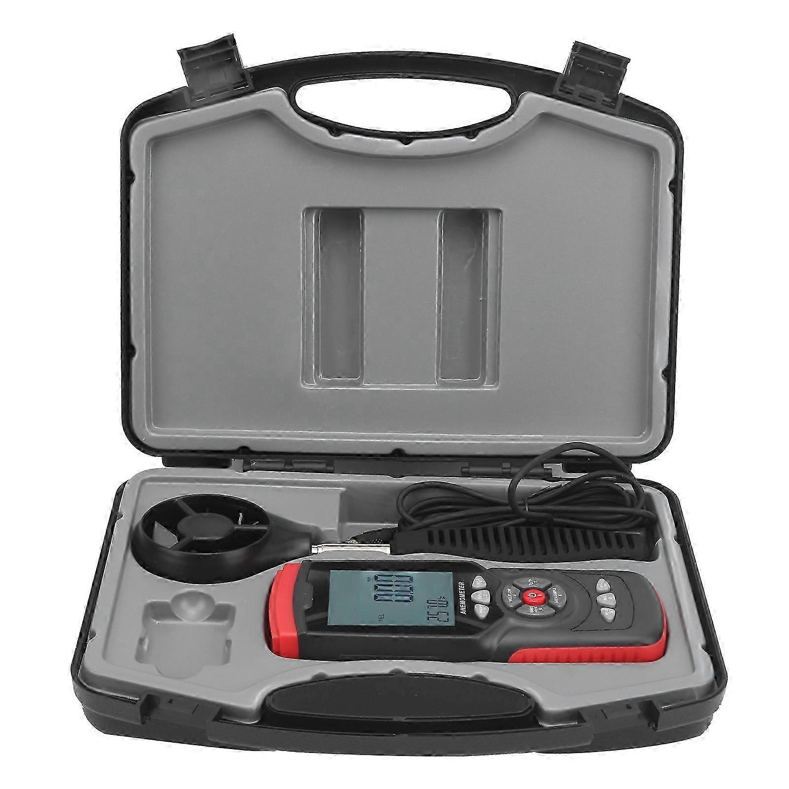 GT8913 Anemometer Industrial Digital Wind Speed Temperature Humidity Meter Tester