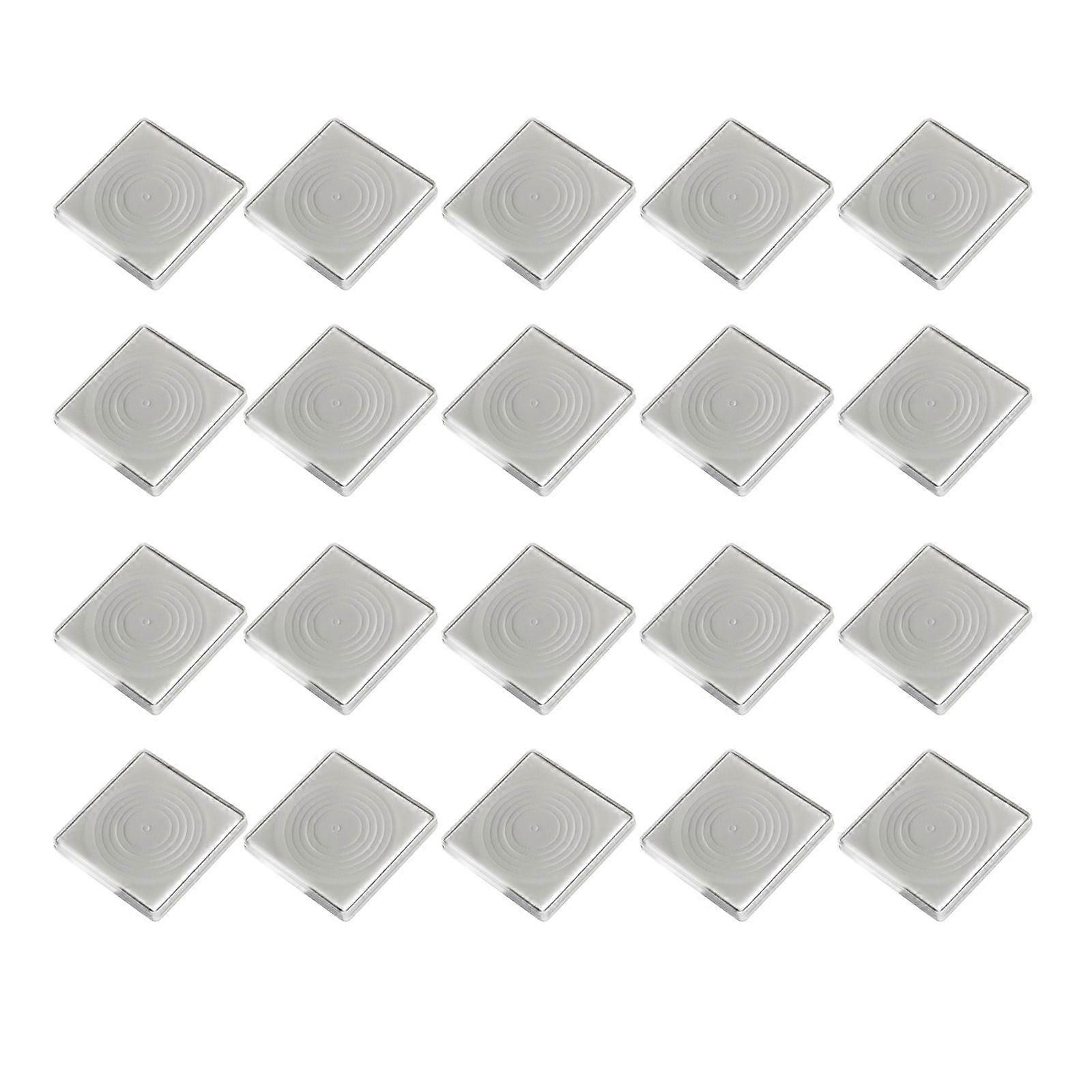 20 Pcs/Set Coin Storage Container Box Dia. Round Display Holder Ring Applied