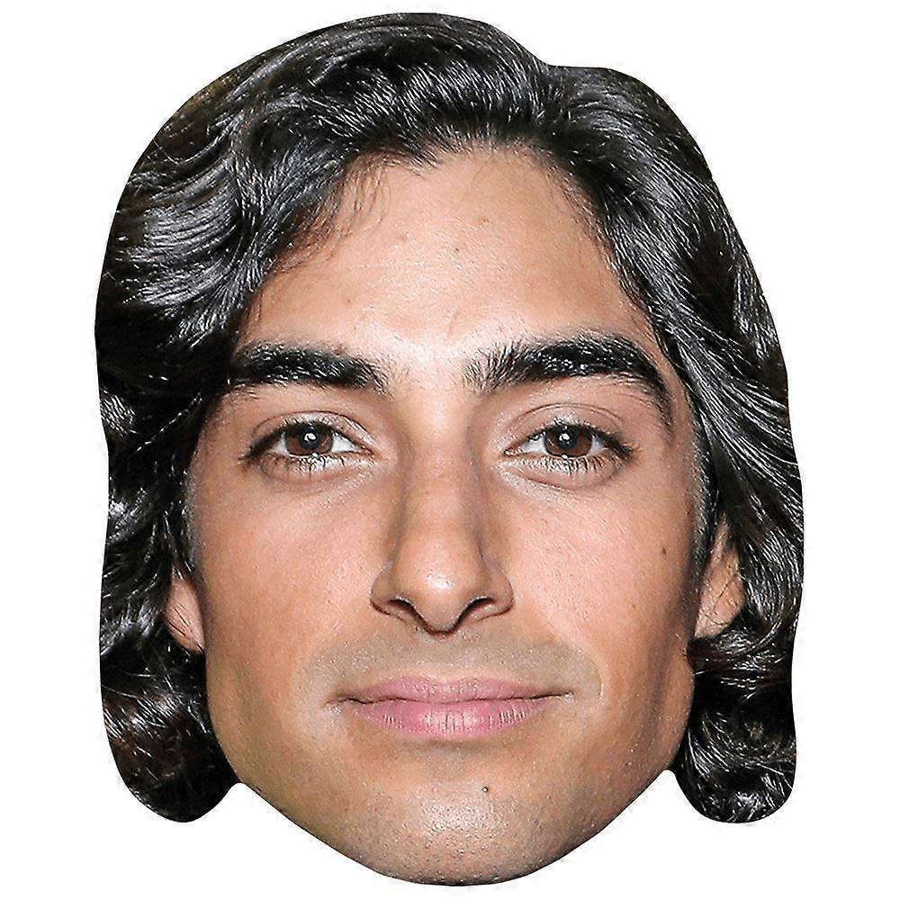 Eman Esfandi (Long Hair) Celebrity Mask, Flat Card Face