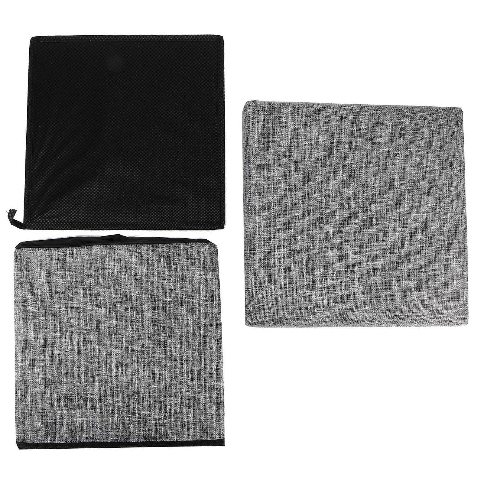 Pouf portaoggetti pieghevole Panca portaoggetti multifunzionale Poggiapiedi Sedile con copertura