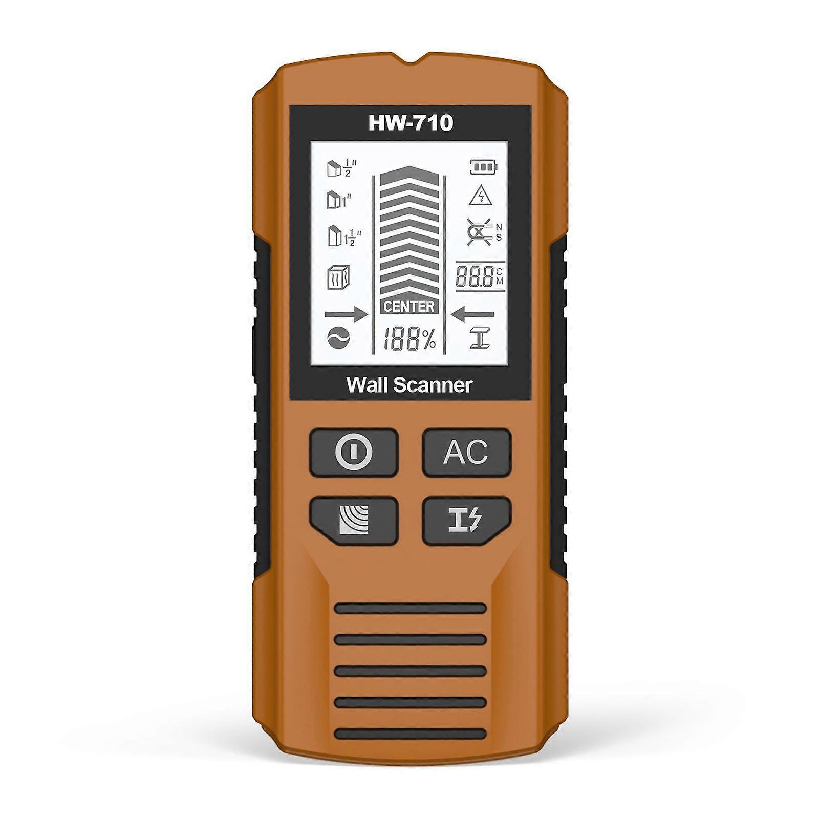 Multifunctional Handheld Metal & Wall Detector, 5 in 1 Stud Finder Scanner Tool