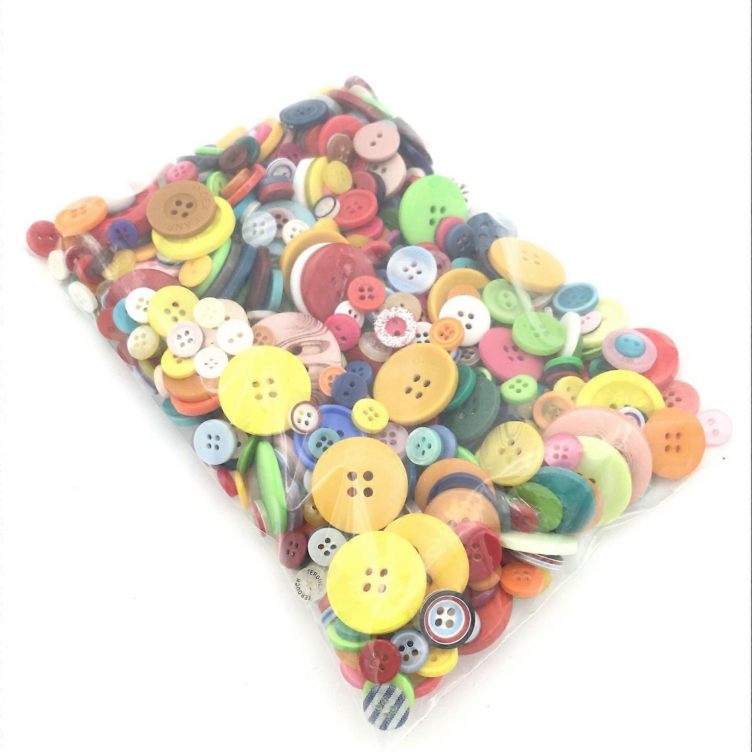 Buttons of Various Specifications, Handmade Buttons, Sewing DIY Handicraft Buttons, Hand-Painted Decorative Buttons Multicolor Series