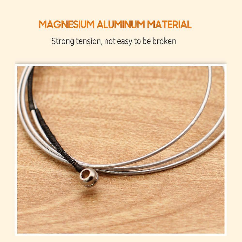 4 PCS Violin Strings for 1/2 Violins Magnesium Aluminum Wound Universal Full Set (G-D-A-E) Fiddle String