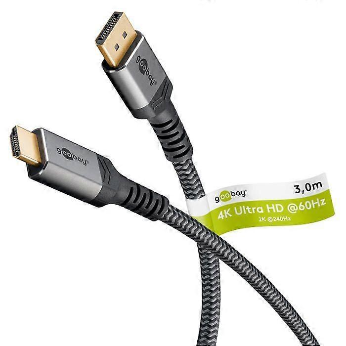 DisplayPort 1.2 to HDMI 2.0 Cable - 3 m