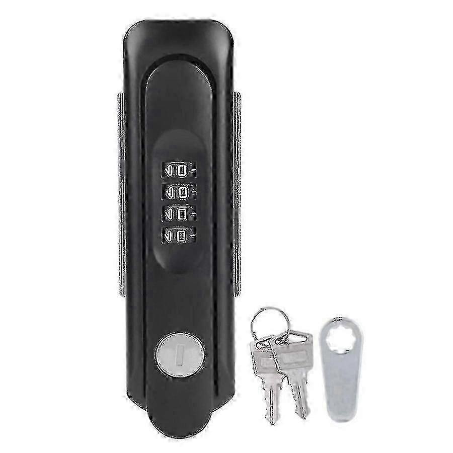 Door Cabinet Pas  Lock, 4 Digit Code Lock With Keys, No   Required