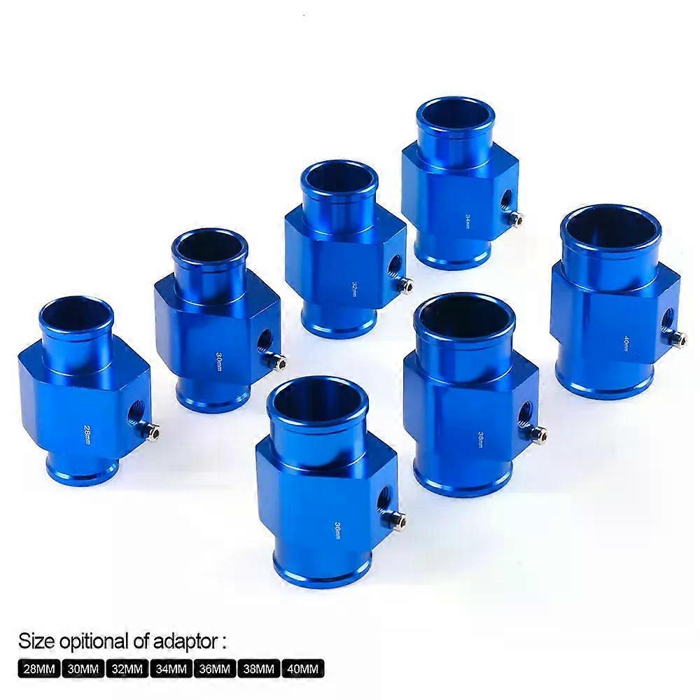 Water Hose Coolant Temperature Sensor Hose Adapter For Sensor 26mm 28mm 30mm 32mm 34mm 36mm 38mm 40mm Universal Blue