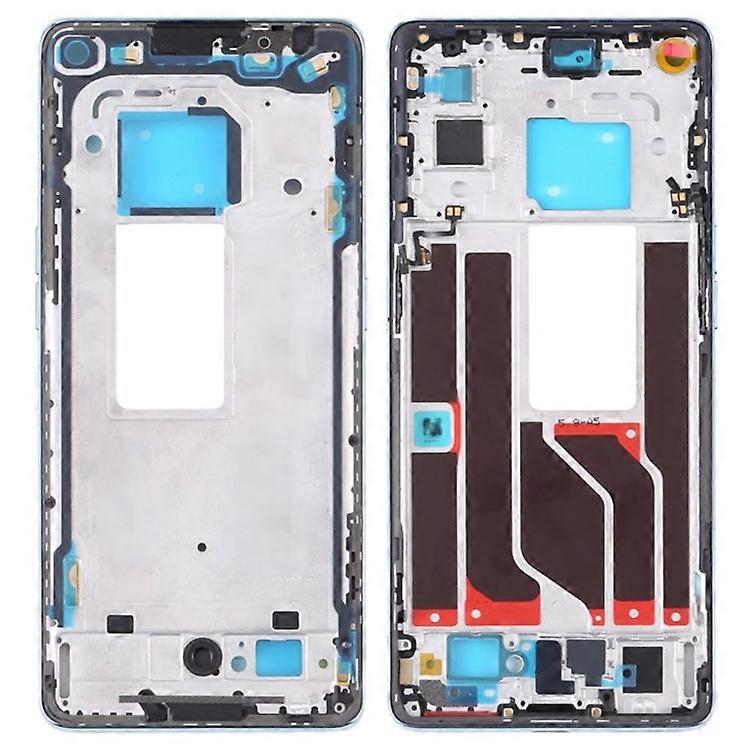 Compatible pour Oppo Reno6 Pro 5G Phone Middle Plate Frame Repair Part (A-Side) (sans logo)