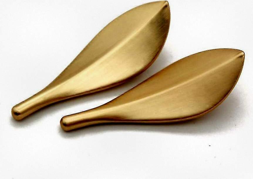 2-Pack Gold-Toned Drawer Pulls - Sophisticated Geometric Design