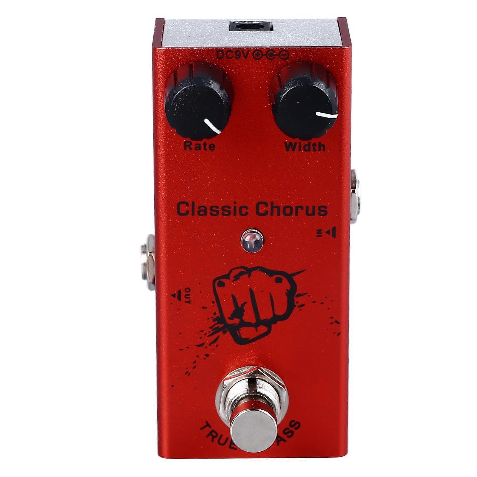 Electric Guitar Effects Pedal Portable Multiple Effects Accurate Chorus Guitar Pedal for Performance Classic Chorus(05)