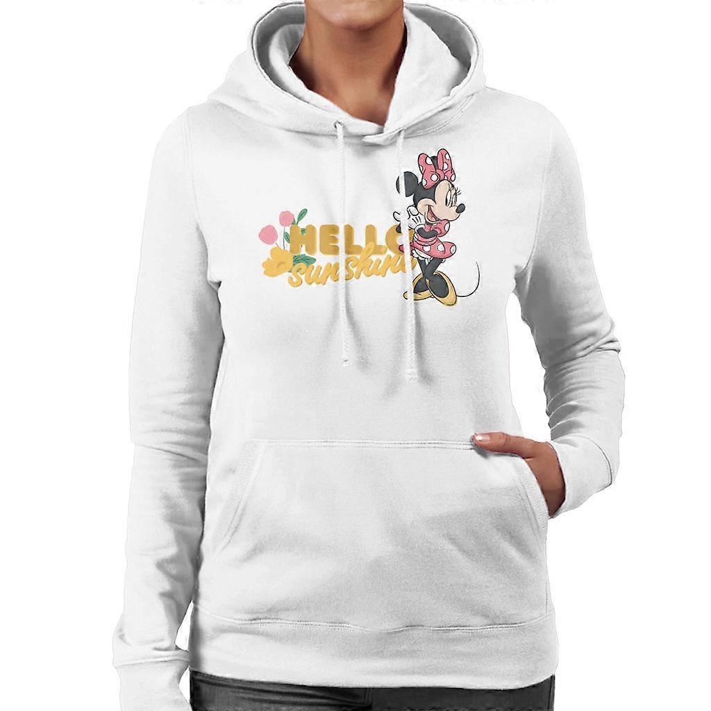 Disney Minnie Mouse Hello Sunshine Women's Hooded Sweatshirt