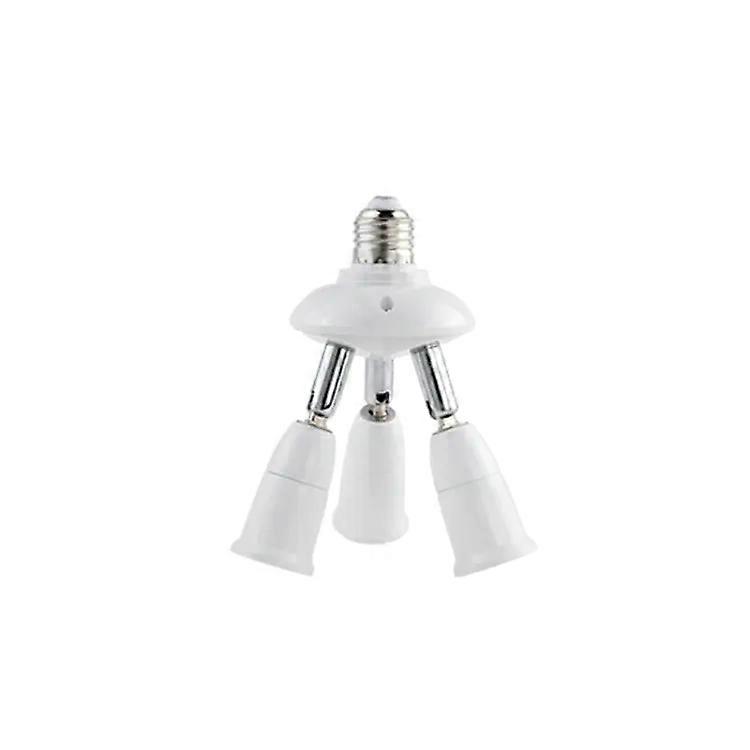 E27 Splitter Adapter-Adjustable LED Light Bulb Holder Converter,