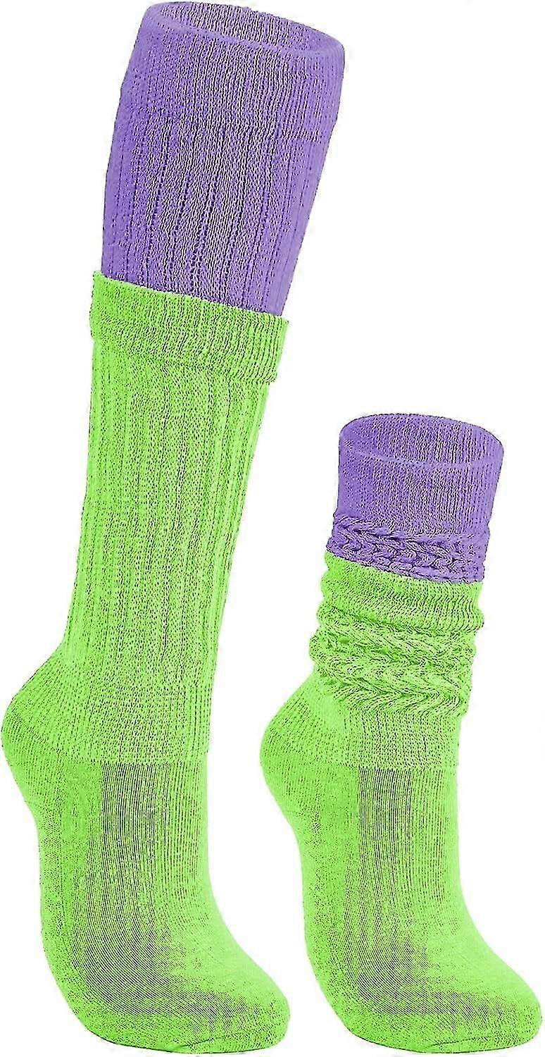JiaWei Solid Color Comfortable Breathable Stacked Socks 7P6