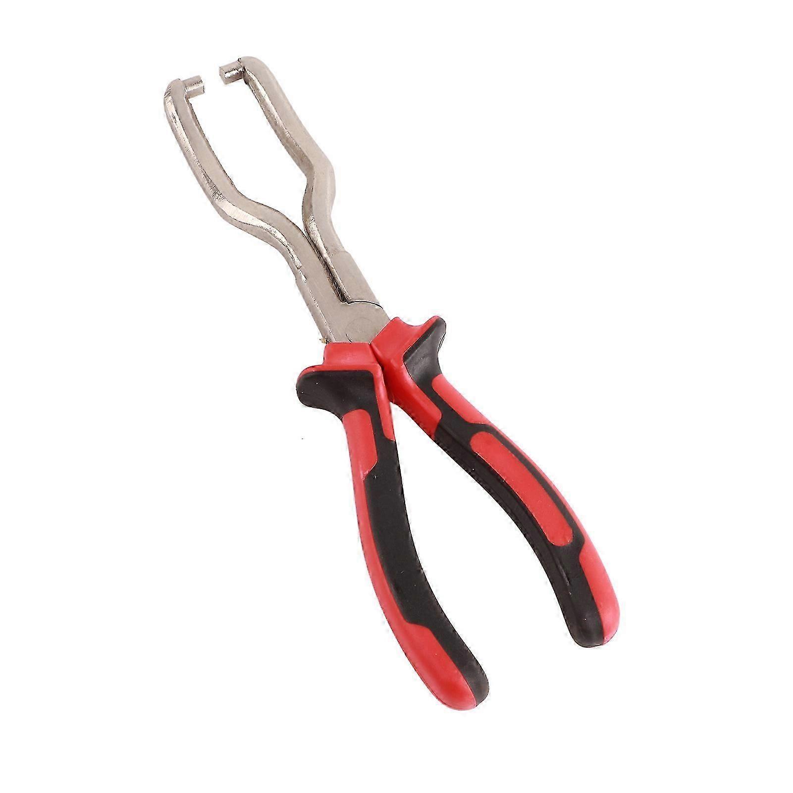 Fuel Line Plier Universal Steel Ergonomic Design Efficient Petrol Hose Pipe Clamp Disconnect Tool Red