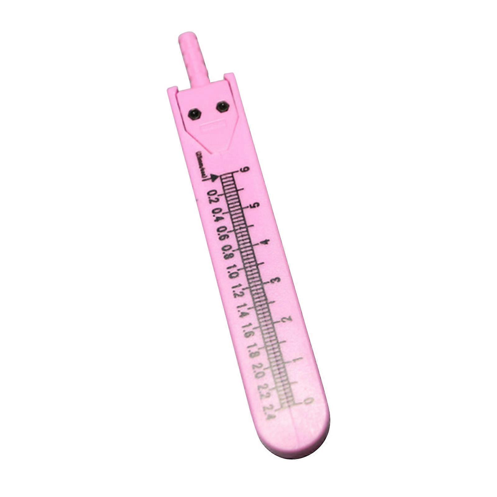 Drafting Divider Measuring Tool EKG Calipers 0‑2.4in Ruler for Nursing ECG Calipers Electrocardiogram Drafting Divider Pink