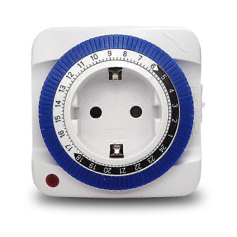 24-Hour Electrical Outlet Mini Timer, Mechanical Segment, To Save Energy