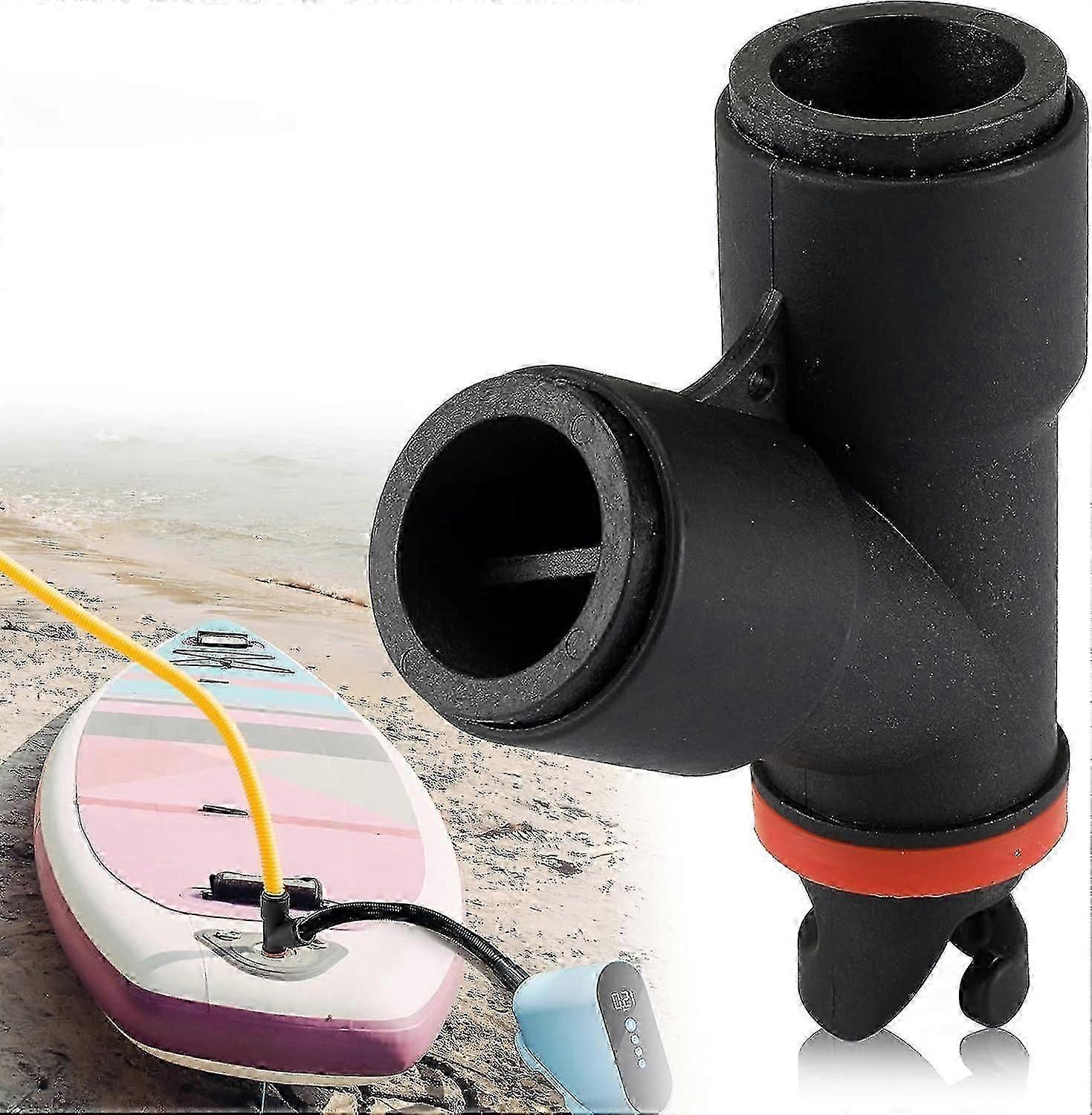 Sup Pump Adapter Dual Inlet Inflator Adapter for Boat Kayak Stand Up Paddle Board Surfboard Accessories
