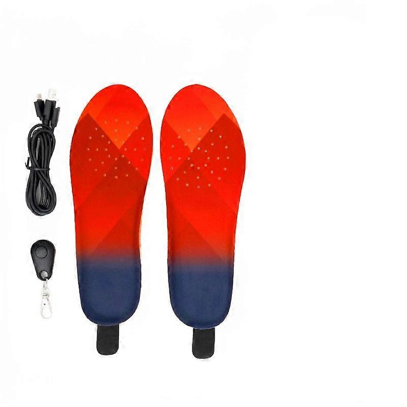 Heated insoles are rechargeable and can be walked in winter, cold-proof and warm for skiing and cycling, foot warmers and heated insoles