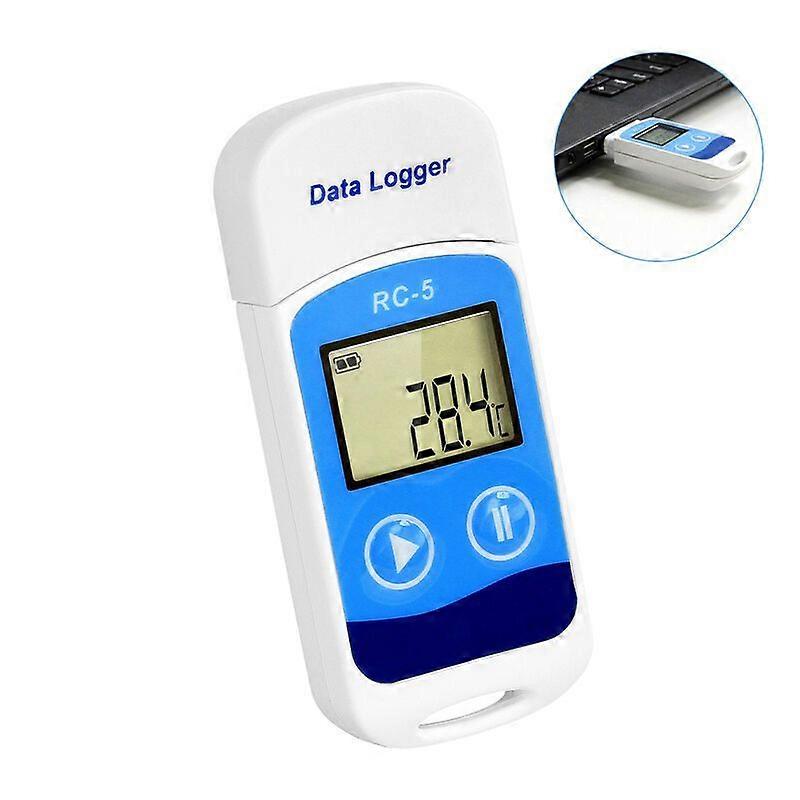 Portable U disk temperature recorder for refrigerated transportation