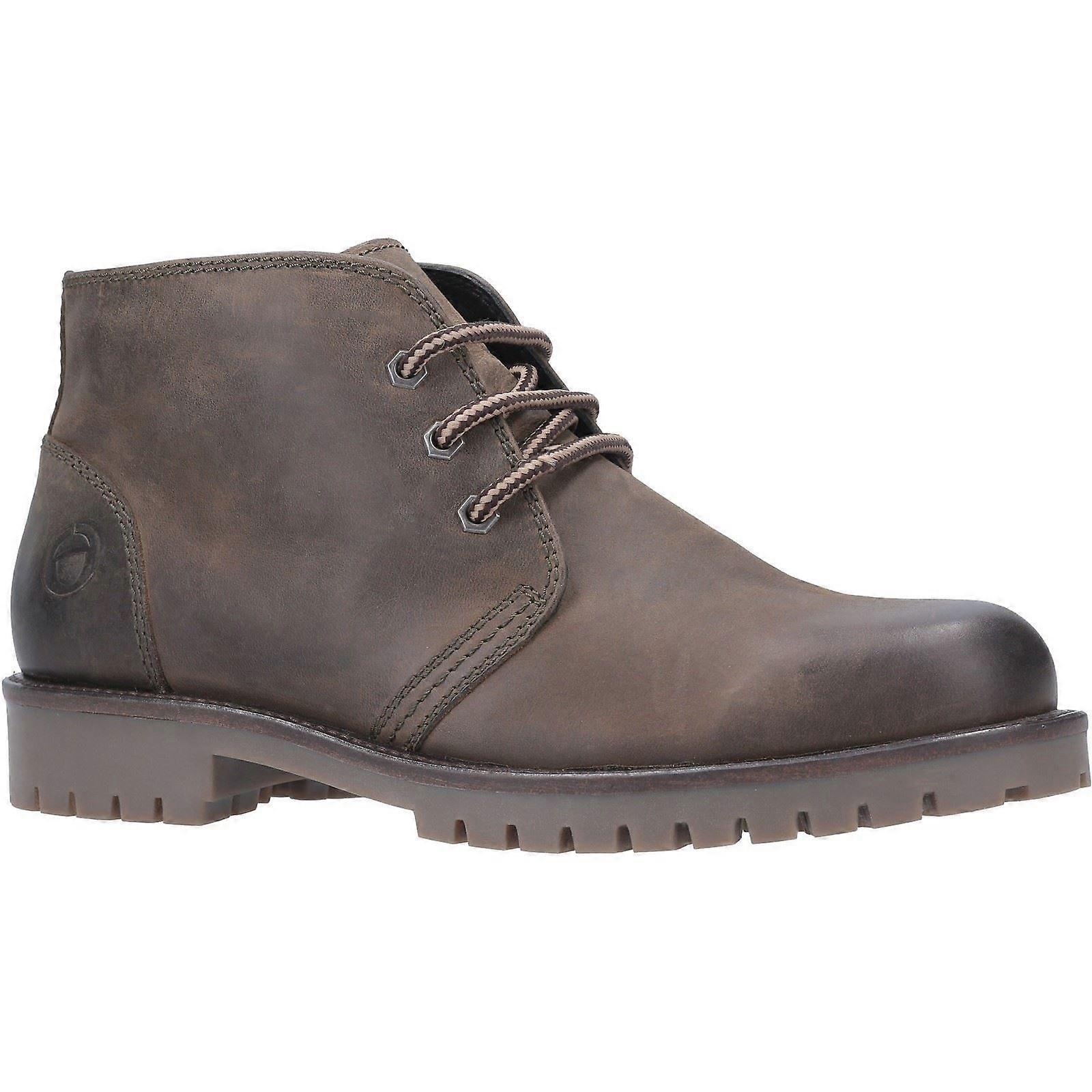 Cotswold Stroud Khaki Mens Leather Boots