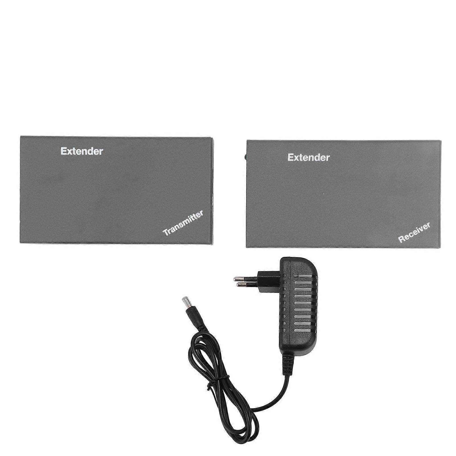HD Extender 196ft 1920x1080P 60Hz RJ45 Video Transmitter Receiver Kit Linux UNIX for DOS Systems