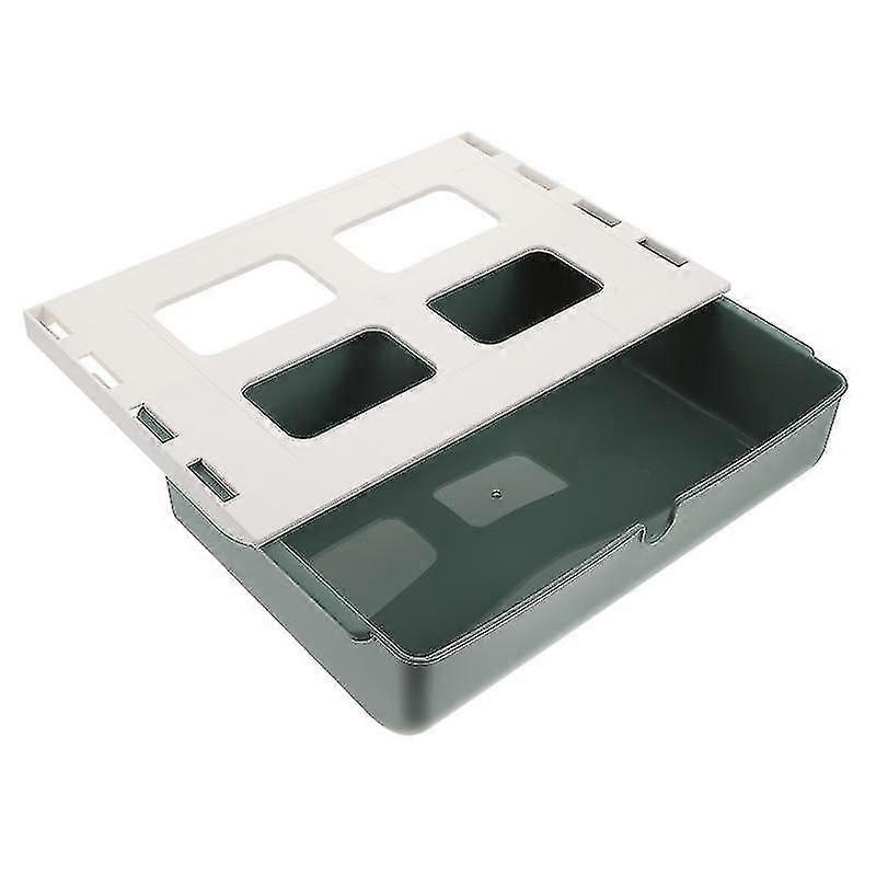 1pc Hidden Drawer Storage Box Under The Table For Home Dressing Table Using