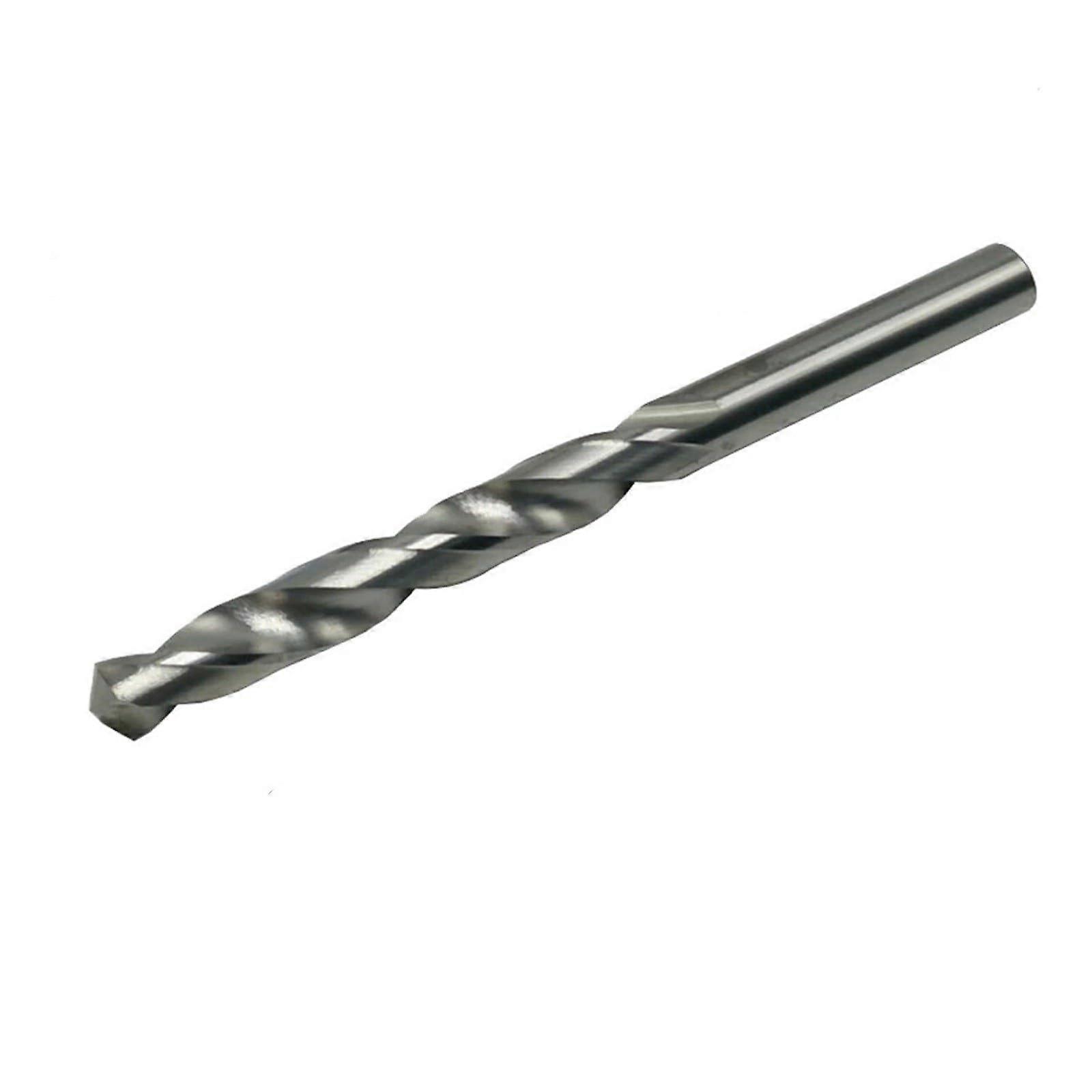 Solid Carbide Drill Bit, 1PC, 4mm Diameter, 20mm Flute, 120mm OAL, Bright Round Shank, Spiral Flute, For Metal
