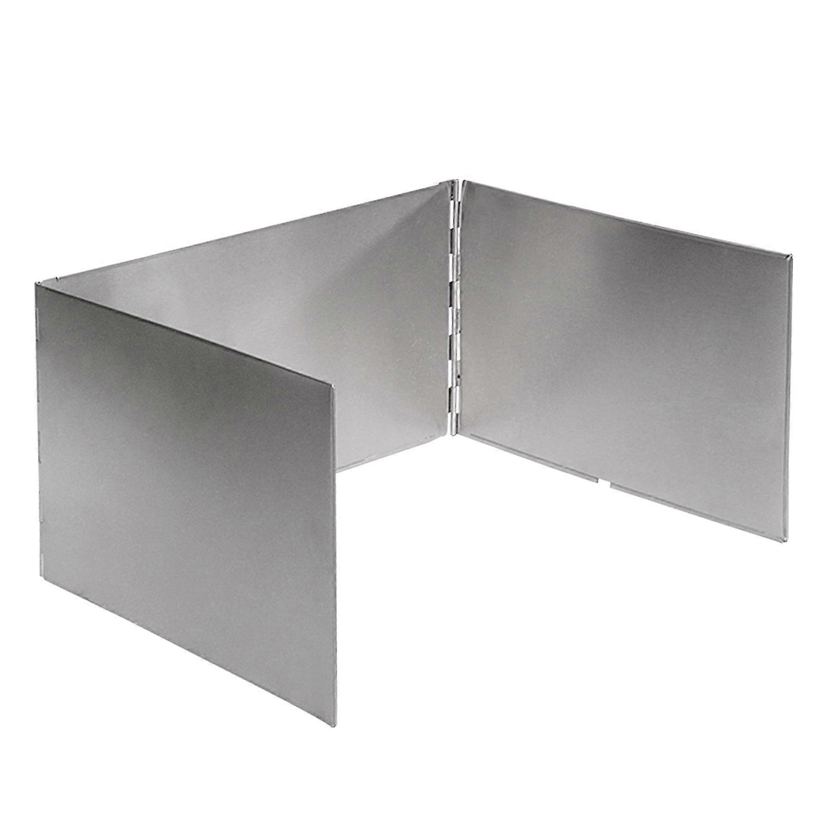 Foldable Stainless Steel Camping Stove Windshield 697g Portable