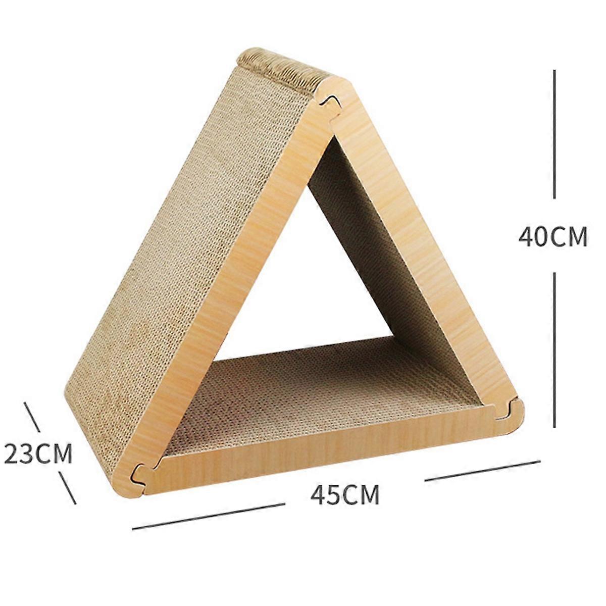 Vertical Cats Tower Scratcher for Cats Combined Triangular 3 in 1