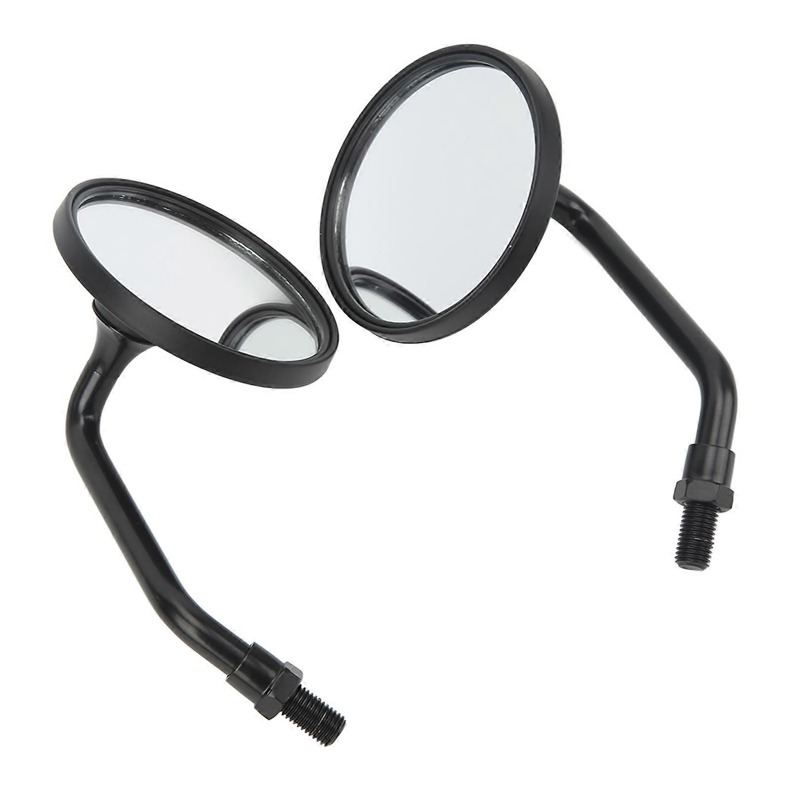 Universal Rear View Mirror 3.4in Wide Vision Handlebar Rear View Mirrors for Motorcycle