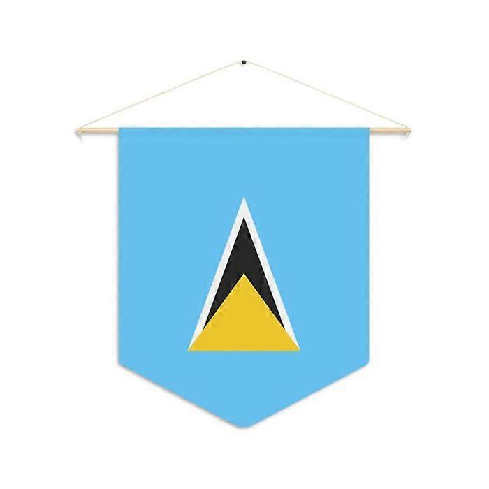 Flag - Saint Lucia - 30 x 45 cm - Polyester - Double-sided print - Accessories included