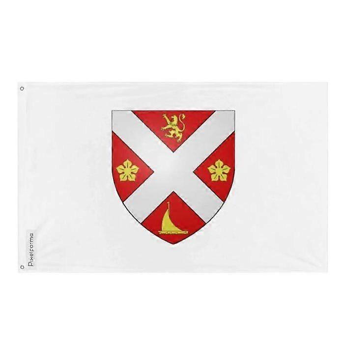 Flag - Fossambault-sur-le-Lac - 90 x 150 cm - Polyester - Double-sided printing - Iron eyelets