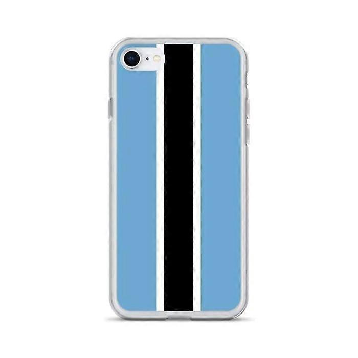 iPhone Case - Multicolor - Botswana Flag - Flexible - TPU - Compatible with iPhone 6S Plus