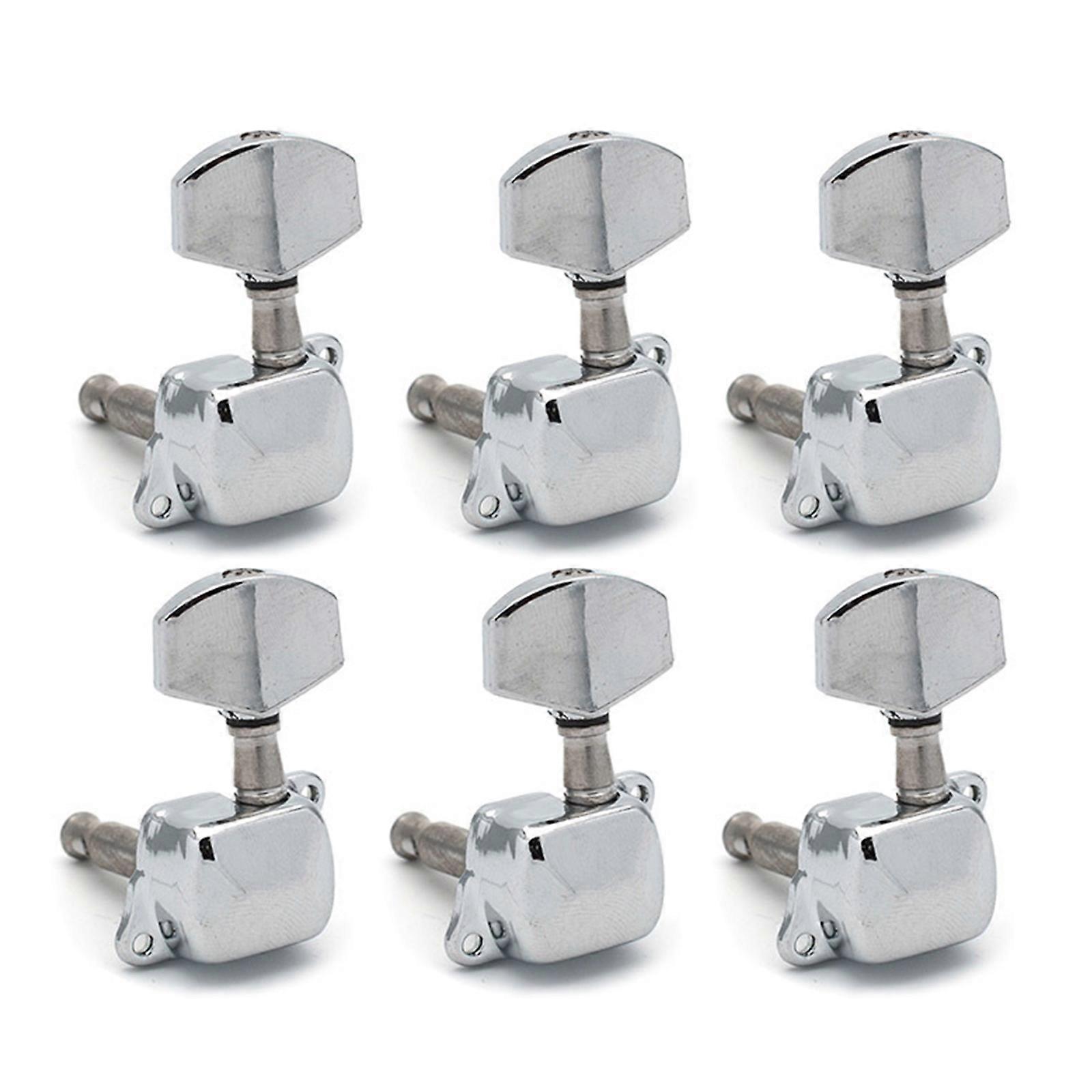 6Pcs Guitar Tuners String Tuning Pegs Tuning Key Pegs for Guitar Tunings 3L3R/6L/6R Guitar Tunings Pegs Machine Head