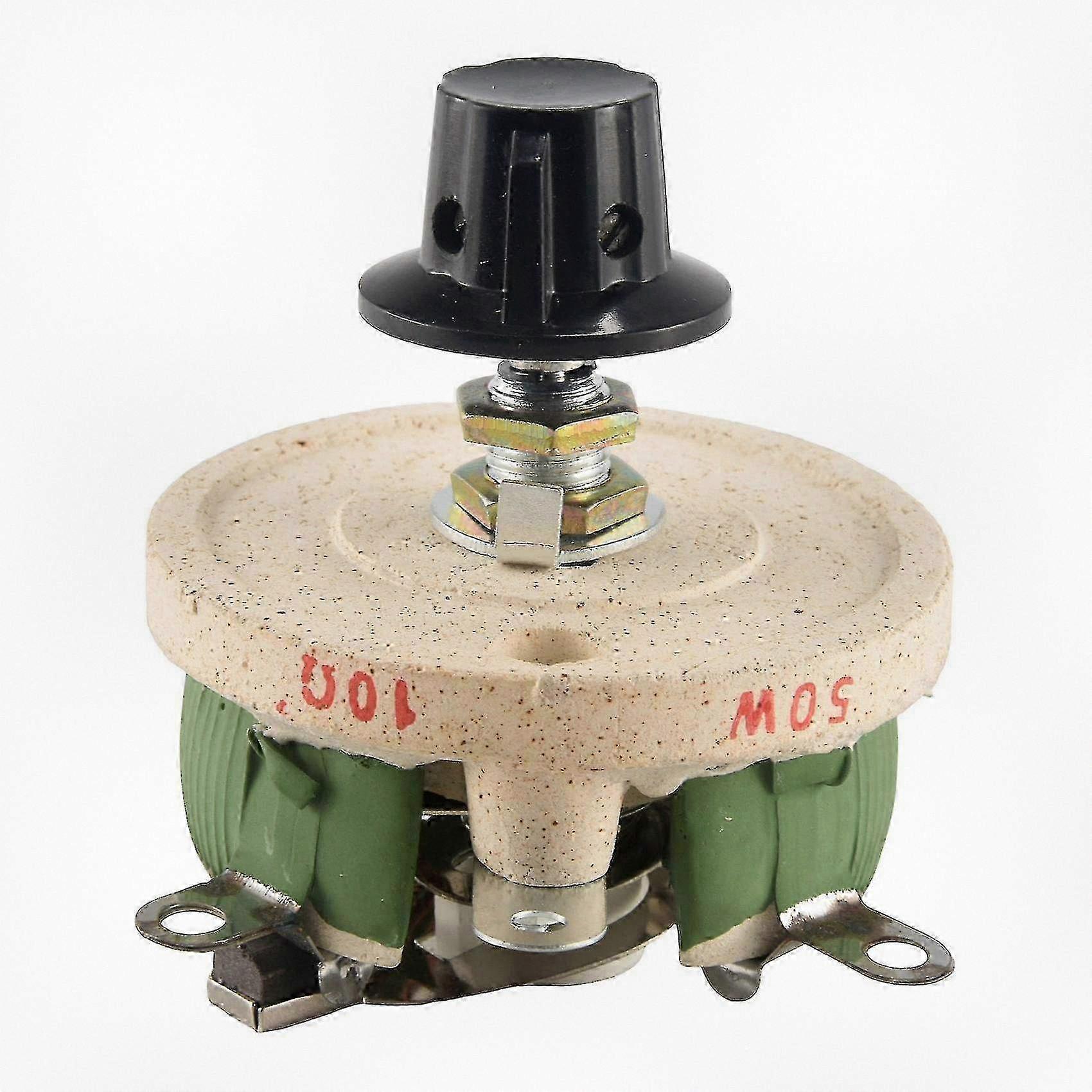 50 Watt 10 Ohm Ceramic Taper Potentiometer Resistor Rheostat for Various Applications