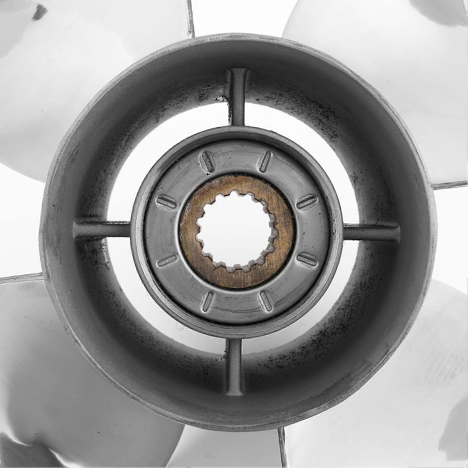 4 Blade 15 Tooth Stainless Steel Outboard Propeller for Suzuki DF70A-140A, 4-1/4" Gearcase