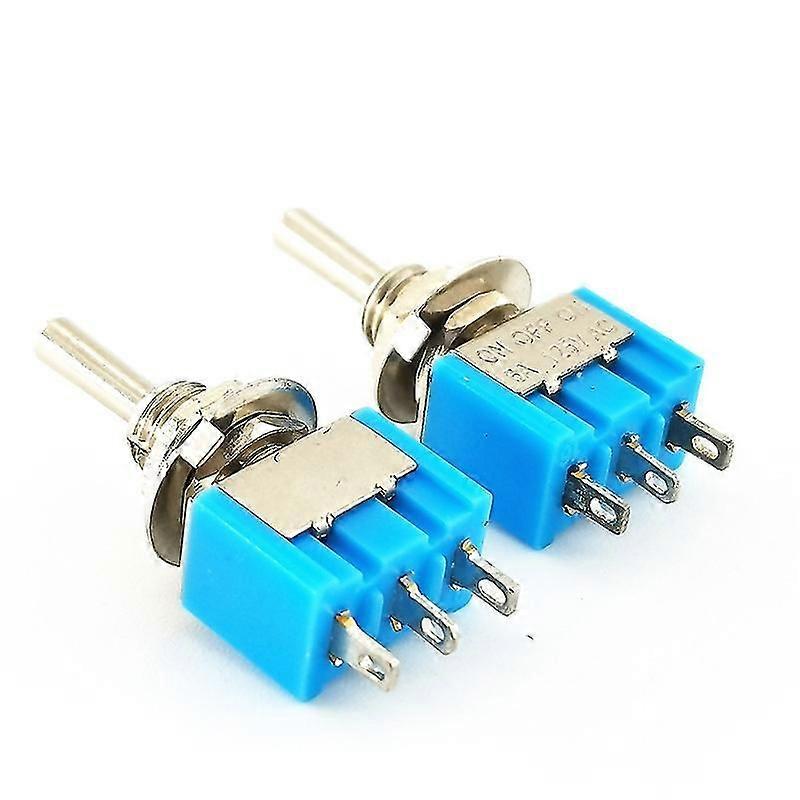 15pcs 6a/125vac Mini Toggle Switch, 3 Pin On/off 2 Position Spdt Toggle Switch, Rocker Switch Mts102