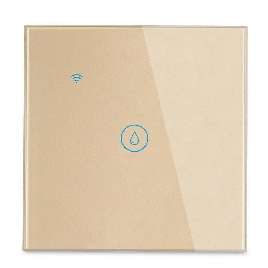 Wifi Tuya for Smart Boiler Glass Panel for Touch Switch Water Heater App On Off Remote Control Timing Alexa Google-Home Gold