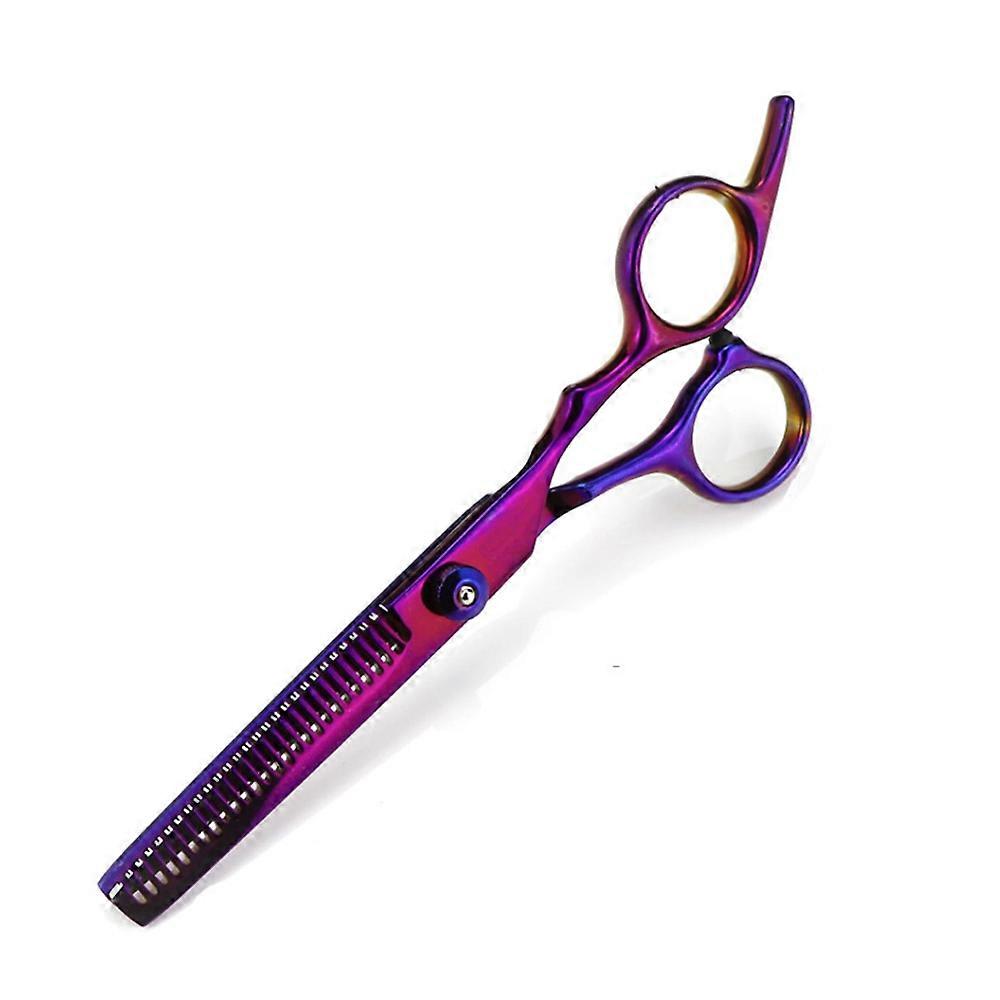 Ciseaux à effiler cosmétiques professionnels - Ciseaux à effiler - Ciseaux texturants pour cheveux - Violet